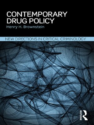 cover image of Contemporary Drug Policy